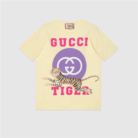 gucci tiger interlocking g t-shirt